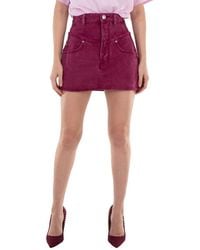 Isabel Marant - Ladies Narjis Denim Mini Skirt - Lyst