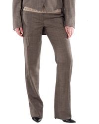 Stella McCartney - Straight-Leg Wool Pants - Lyst