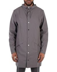 Rains - Lightweight Waterproof Long Jacket - Lyst