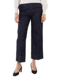 Max Mara - Dahlia Flared Denim Trousers, Brand Size 38 Us - Lyst