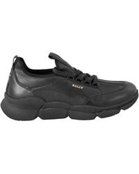 Bally - Leather Lace-Up Trainers - Lyst