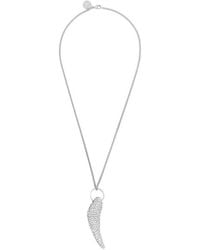 Roberto Cavalli - Crystal-Embellished Tiger Tooth-Tone Necklace - Lyst
