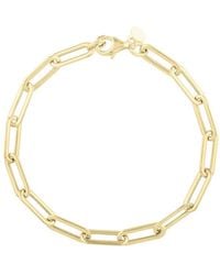 Kylie Harper - Ladies 14K Thick 4.8Mm Paperclip Statement Bracelet - Lyst