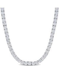 Amour - 46 1/3 Ct Tgw Cubic Zirconia Tennis Necklace - Lyst
