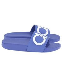 Ferragamo - Groovy Slide Sandals - Lyst