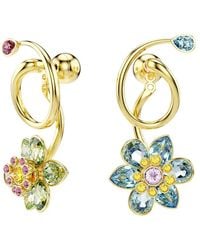 Swarovski - Idyllia Asymmetrical Drop Earrings - Lyst