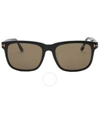 Tom Ford - Stephenson Polarized Brown Square Sunglasses Ft0775 01h 56 - Lyst