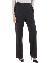 Burberry - Ladies Charcoal Straight Cashmere Trousers, Brand Size 8 (Us - Lyst