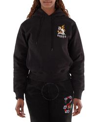 KENZO - Embroidered Tiger Long Sleeve Sweater - Lyst