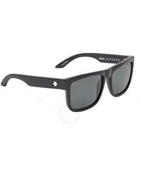 Spy - Discord Happy Grey Green Square Sunglasses 673119038863 - Lyst