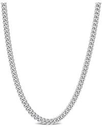 Amour - 4.4Mm Curb Link Chain Necklace - Lyst