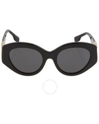 Burberry - Sophia Dark Grey Cat Eye Sunglasses Be4361 300187 51 - Lyst