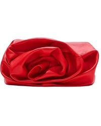 Burberry - Nappa Leather Rose Clutch - Lyst