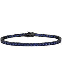Amour - 17 1/2 Ct Tgw Created Sapphire Tennis Bracelet - Lyst