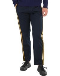 Roberto Cavalli - Straight Leg Striped Cotton Trousers, Brand Size 46 (Waist - Lyst
