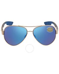 Costa Del Mar - Cta Del Mar South Point Blue Mirror Polarized Polycarbonate Unisex Sunglasses  401037 59 - Lyst