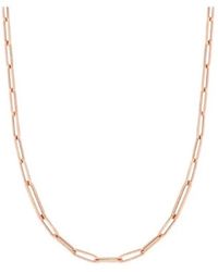 Roberto Coin - Perfect Paper Clip Chain 17" - Lyst