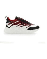 Roberto Cavalli - Firenze Python Flame Sneakers, Brand Size 41 Us - Lyst