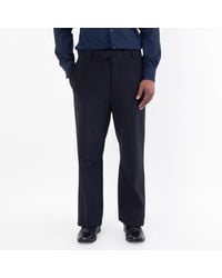 Ferragamo - Ferragamo Straight-Leg Pleated Trousers - Lyst
