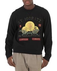 Bally - St. Moritz Graphic Print Cotton Sweatshirt - Lyst