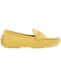 Ferragamo - Iside Driver Moccasins With Logo - Lyst