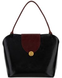 Versace - Large Handle Shoulder Calf Leather - Lyst