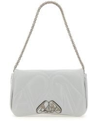McQueen - Powder Leather Small Seal Shoulder Bag - Lyst