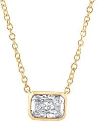 Brilliant Diamond - 14Kt 0.60 Carat Lab Grown Diamond Pendant Necklace For - Lyst
