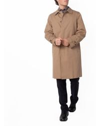 Burberry - Cotton Gabardine Car Coat, Brand Size 50 Us - Lyst