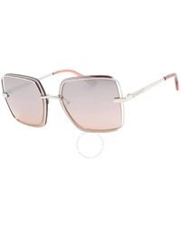 Guess Factory - Mirror Cat Eye Sunglasses Gf6130 10u 60 - Lyst