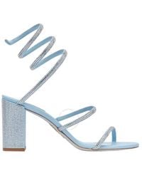 Rene Caovilla - Cleo Crystal-Embellished Sandals, Brand Size 36 Us - Lyst