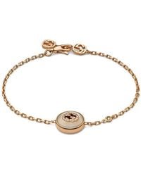 Gucci - Interlocking 18Ct Rose Mother Of Pearl Bracelet - Lyst