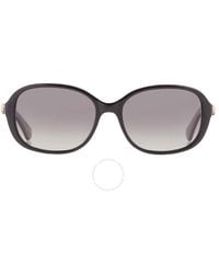 Kate Spade - Polarized Grey Square Sunglasses Izabella/g/s 0807/wj 55 - Lyst