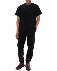 Burberry - Two-Tone Tapered Trousers, Brand Size 46 (Waist - Lyst