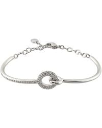 Swarovski - Dextera Round Cut Bangle - Lyst