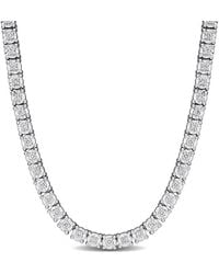Created Forever - 1 7/8 Ct Tw Lab-Grown Diamond Tennis Necklace - Lyst