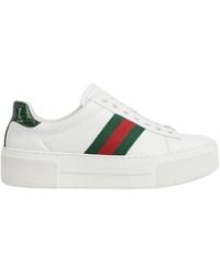 Gucci - Ace Sneaker With Web, Brand Size 40 Us - Lyst
