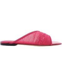 Ferragamo - Ferragamo Nyna Mesh Slide Sandals, Size 7 C - Lyst