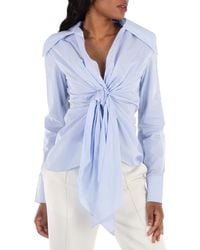 Balmain - Gingham-Check Pattern Cotton Shirt - Lyst