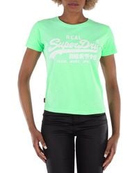 Superdry - Vl Graphic Fitted Tee, Brand Size 10 (Us - Lyst