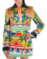 CASABLANCA - Triomphe Dorange Cropped Jacket, Brand Size 36 (Us - Lyst