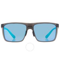 Maui Jim - Honokalani Blue Hawaii Rectangular Sunglasses B455-14 57 - Lyst