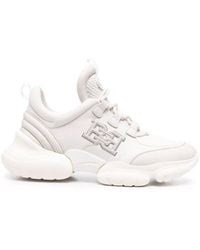 Bally - Claires Leather Low-Top Sneakers, Brand Size 38 Us - Lyst