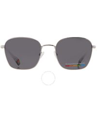Polaroid - Polarized Grey Square Sunglasses Pld 6170/s 06lb/m9 53 - Lyst