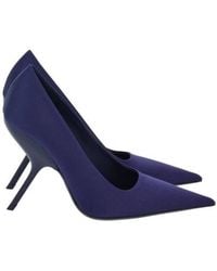Ferragamo - Eva X5 Pointed-Toe Satin Pumps - Lyst
