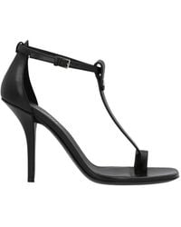 Burberry - Toe Ring Leather Sandal - Lyst