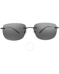 Maui Jim - Ohai Neutral Grey Wrap Sunglasses - Lyst