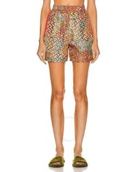 Burberry - All-over Tb Printed Tawney Shorts - Lyst