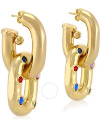 Rabanne - Xl Link Double Hoop Earrings - Lyst