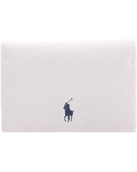 Polo Ralph Lauren - Paper Logo Print Leather Wallet - Lyst
